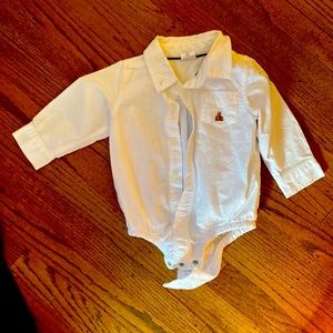 Baby Gap button down shirt onsie